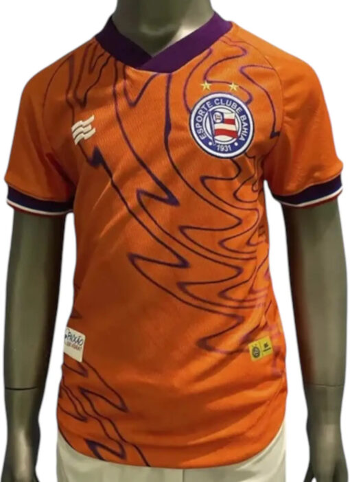 Camisa Goleiro 22024 Bahia Laranja Infanto Juvenil