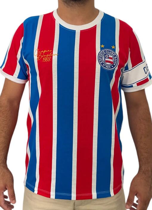 Camisa Capitão 1988 Bahia Tricolor - Masculino