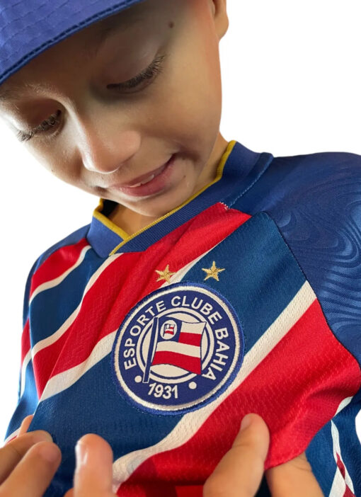 Camisa Jogo 2 Bahia 2024 Tricolor Infanto Juvenil - Image 3