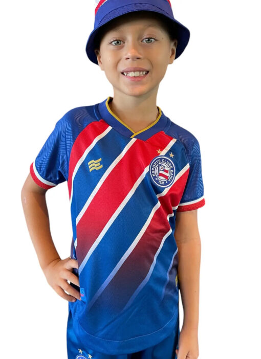 Camisa Jogo 2 Bahia 2024 Tricolor Infanto Juvenil - Image 4