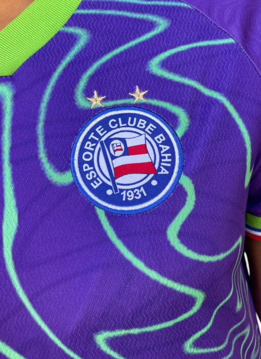 Camisa Goleiro 3 Bahia 2024 Roxo - Feminino - Image 3