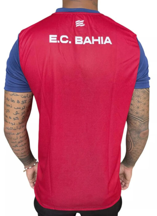 Camisa Concentração Bahia Azul e Vermelha - Masculino - Image 3