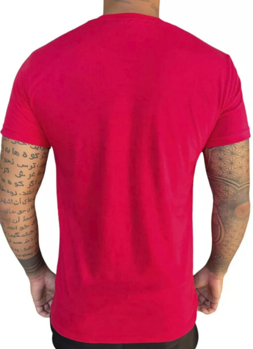 T-shirt Bahia Algodão Raudinei Vermelha - Masculino - Image 2