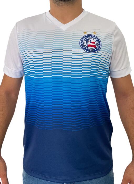 Camisa Bahia Degradê Azul e Branco - Masculino
