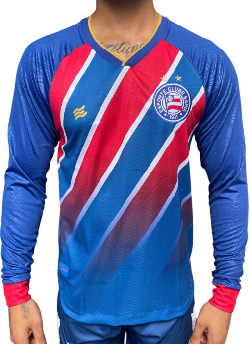 Camisa Jogo 2 Manga Longa Tricolor - Masculino