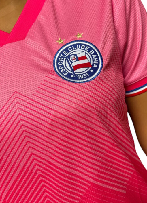 Camisa Outubro Rosa Bahia 2024 Rosa - Feminino - Image 4