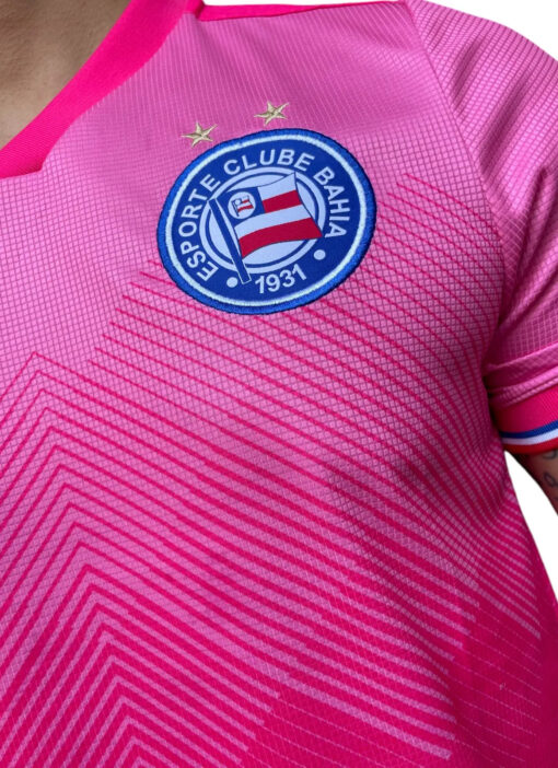 Camisa Outubro Rosa Bahia 2024 Rosa - Masculino - Image 4