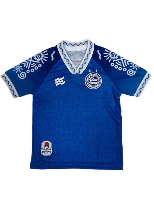Camisa Novembro Negro Bahia 2024 Infanto Juvenil Azul Royal